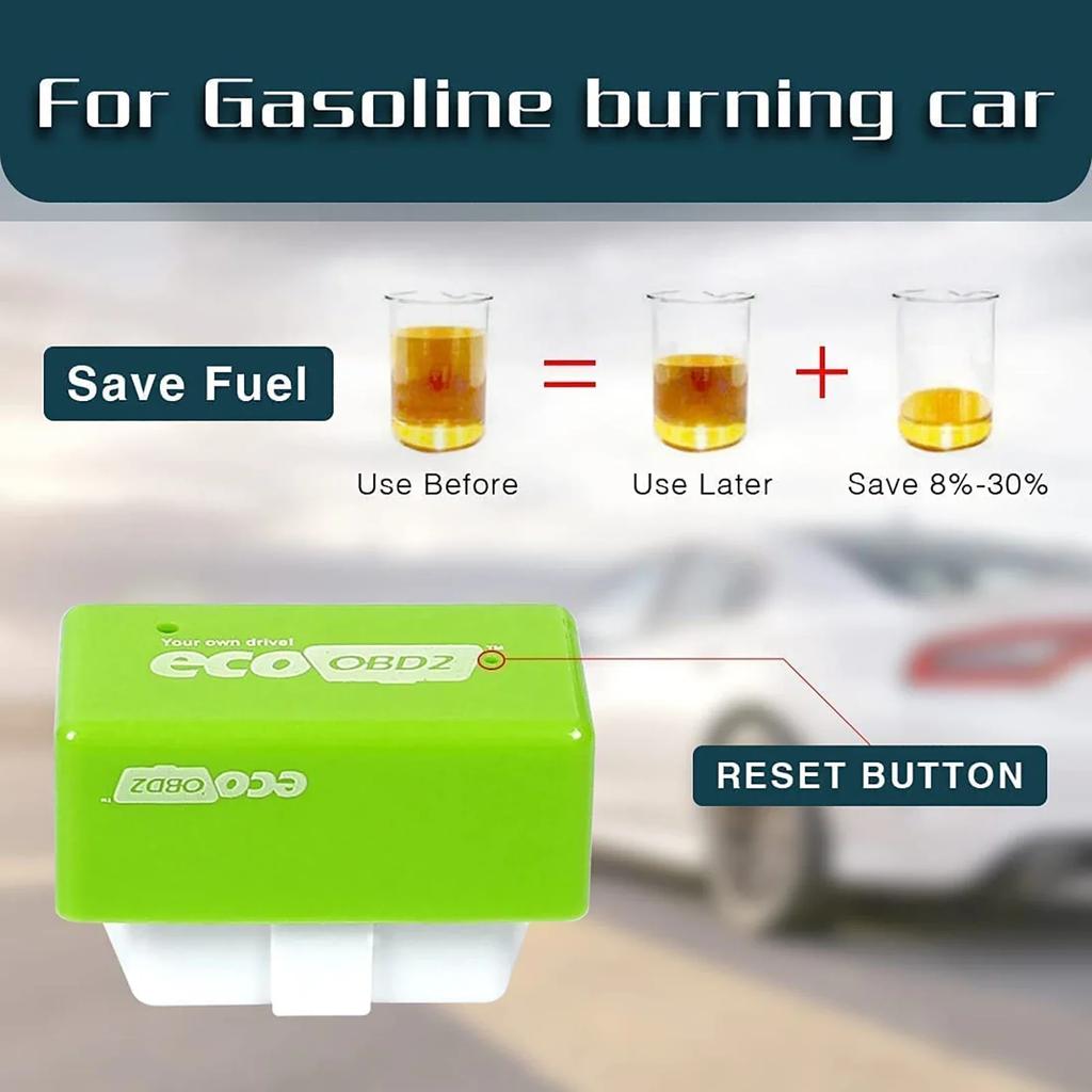 ECO OBD2 Fuel Saver Pro - Universal Gas/Diesel Economy Tuning Chip with 15% Fuel Savings
