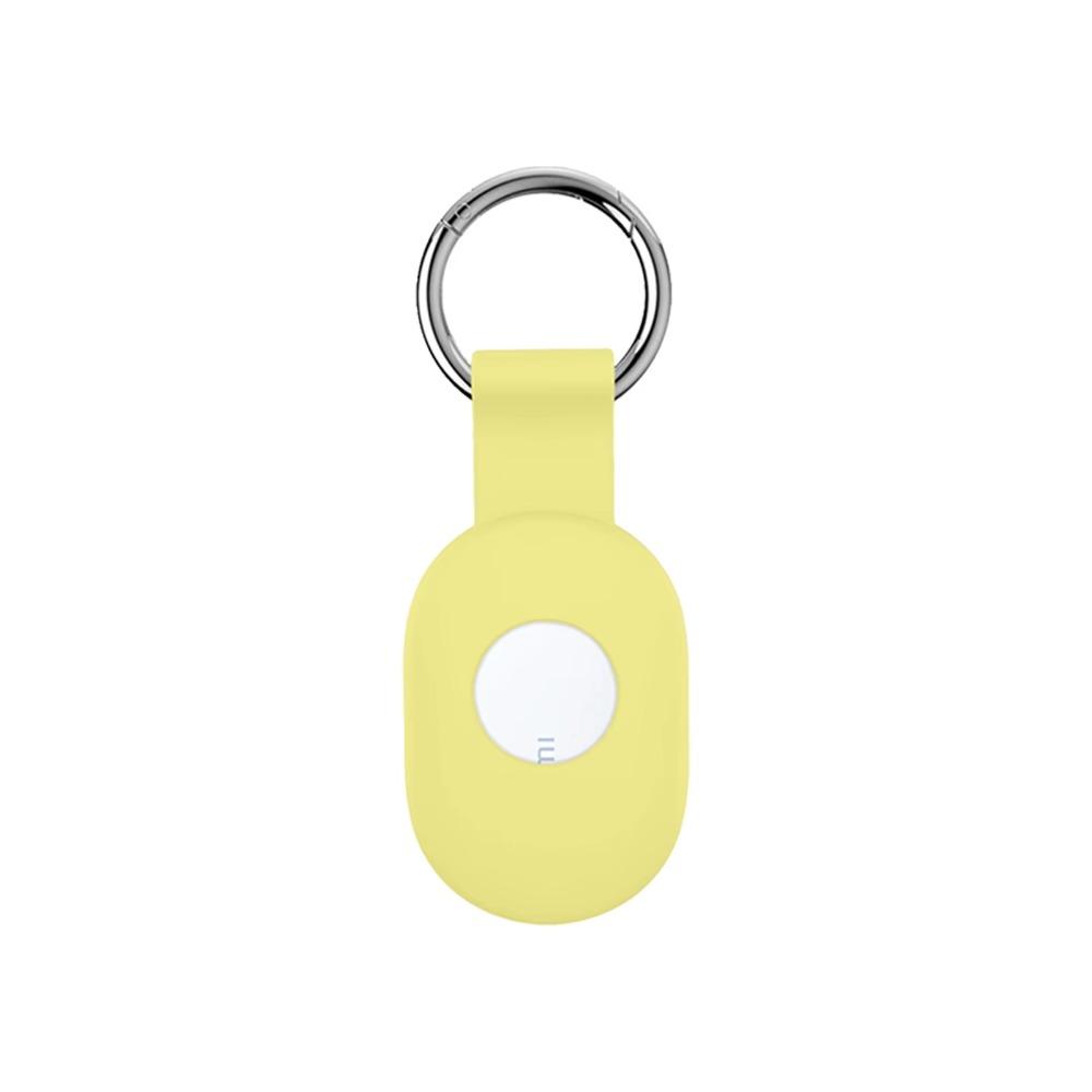 Silicone Protective Case Full Coverage Anti-Scratch Tracker Cover with Keyring Anti-lost Locator Holder Shell for Xiaomi Tag