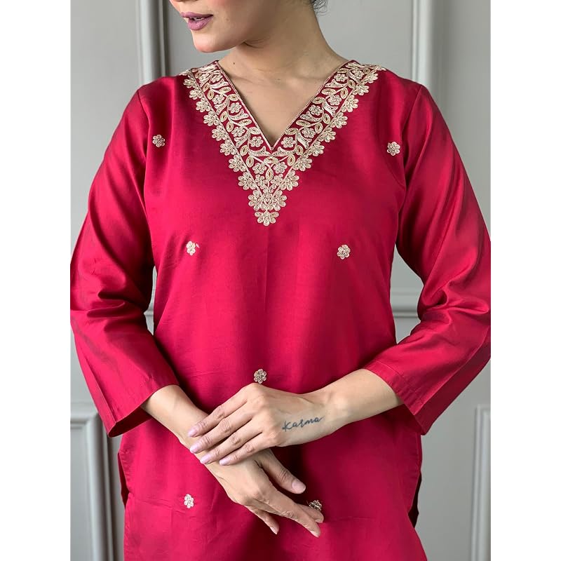Suppar Sleave Elegant Embroidered Salwar Suit For Women Designed For Parties With Modern And Traditional Ethnic Wear Sty