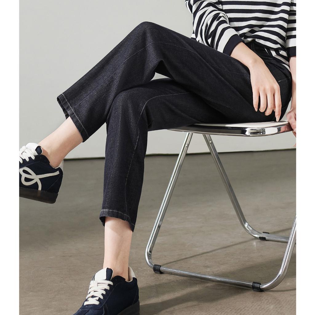 Lyocell Cotton Short Leg Pants for Women In Spring 2026, Fashionable and Versatile, Slimming Cropped Pants