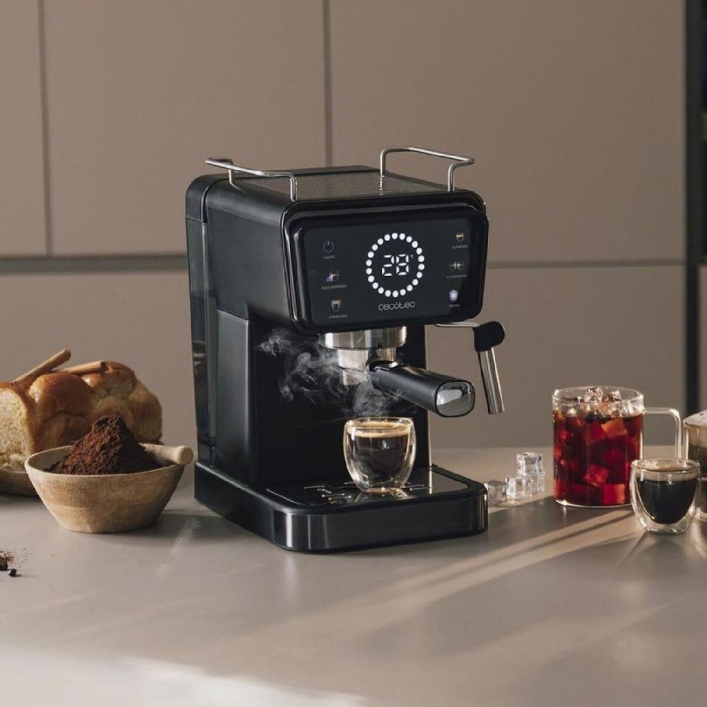 Cecotec Power Espresso Touch ColdBrew Espresso Machine 1350W Black