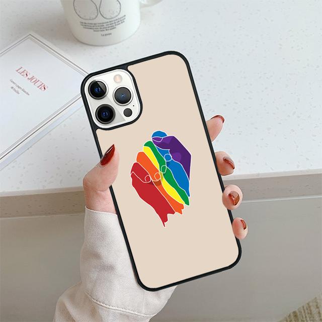 LGBT Love Wins Phone Case For iPhone 17 Air 14 15 16 13 12 Cover For Apple 14 15 16 Pro Max 6S Plus Coque