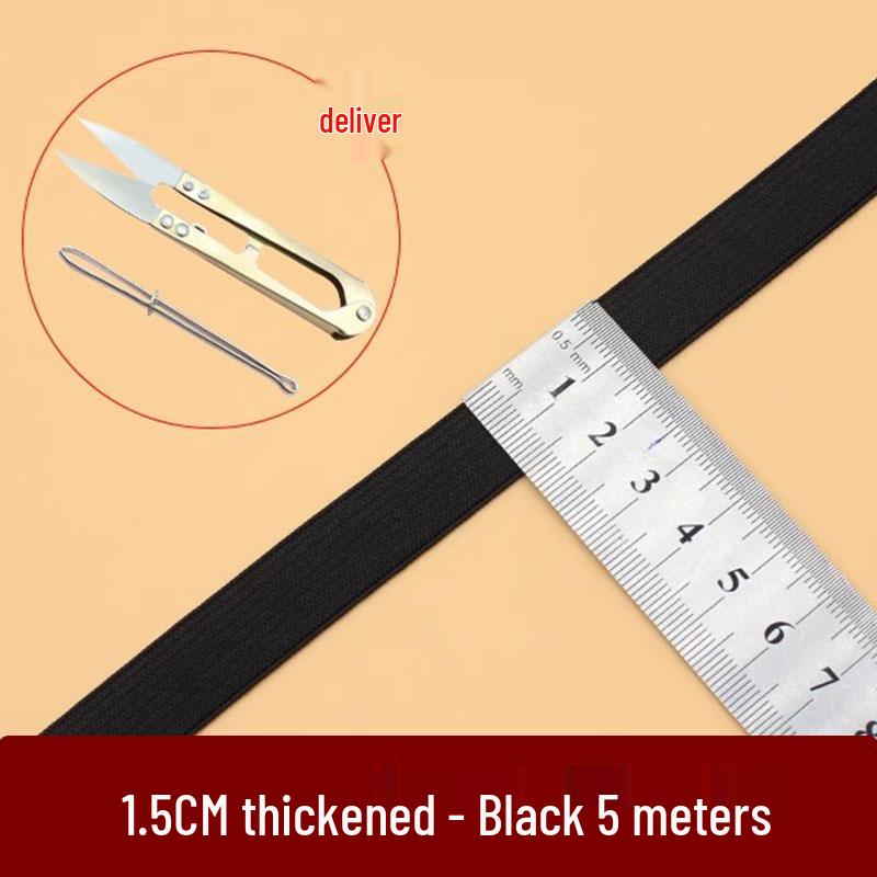 Hohelastisches, strapazierfähiges, breites Gummiband für Taille, Bündchen und Säume