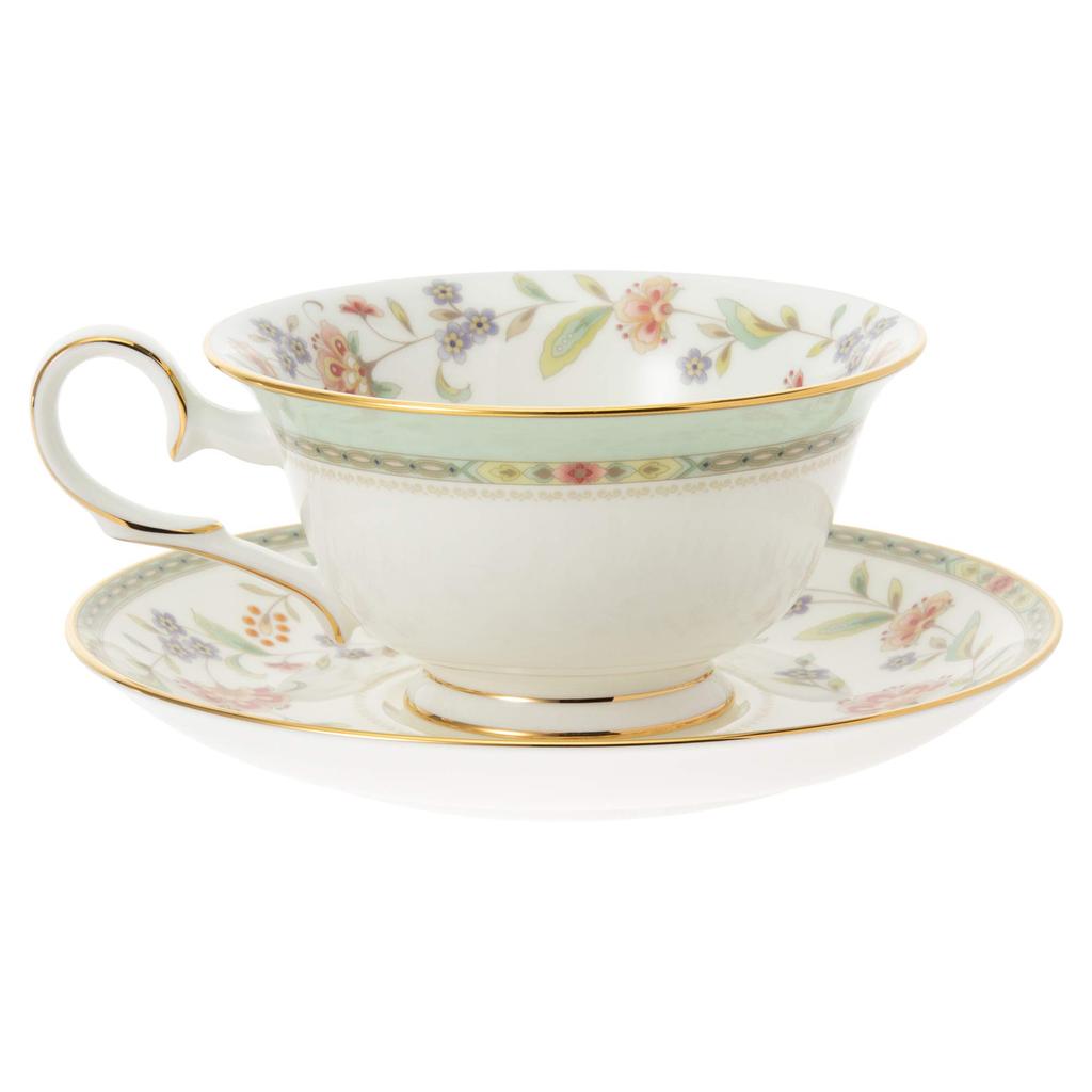 Noritake Kopp & Fat (för både kaffe och te), 215cc, Primrose Benporslin, T50717A/4909