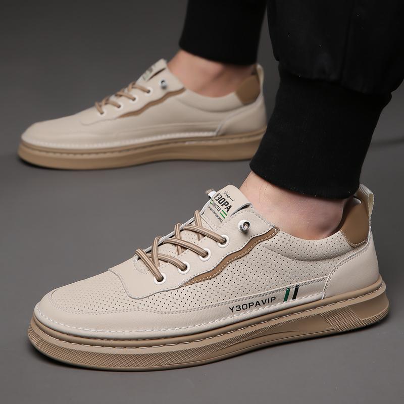 Fashion New Little White Shoes Breathable Men's Casual Shoes Outdoor Sports Shoes Men's Oxford Shoes Travel Shoes Free Delivery