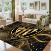 Athletic Bilbao Football Design Crystal Velvet Rug Soft Decorative Mat for Bedroom Entrance