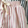 Korean Style Summer Cotton Stripe Shorts for Unisex Babies & Toddlers
