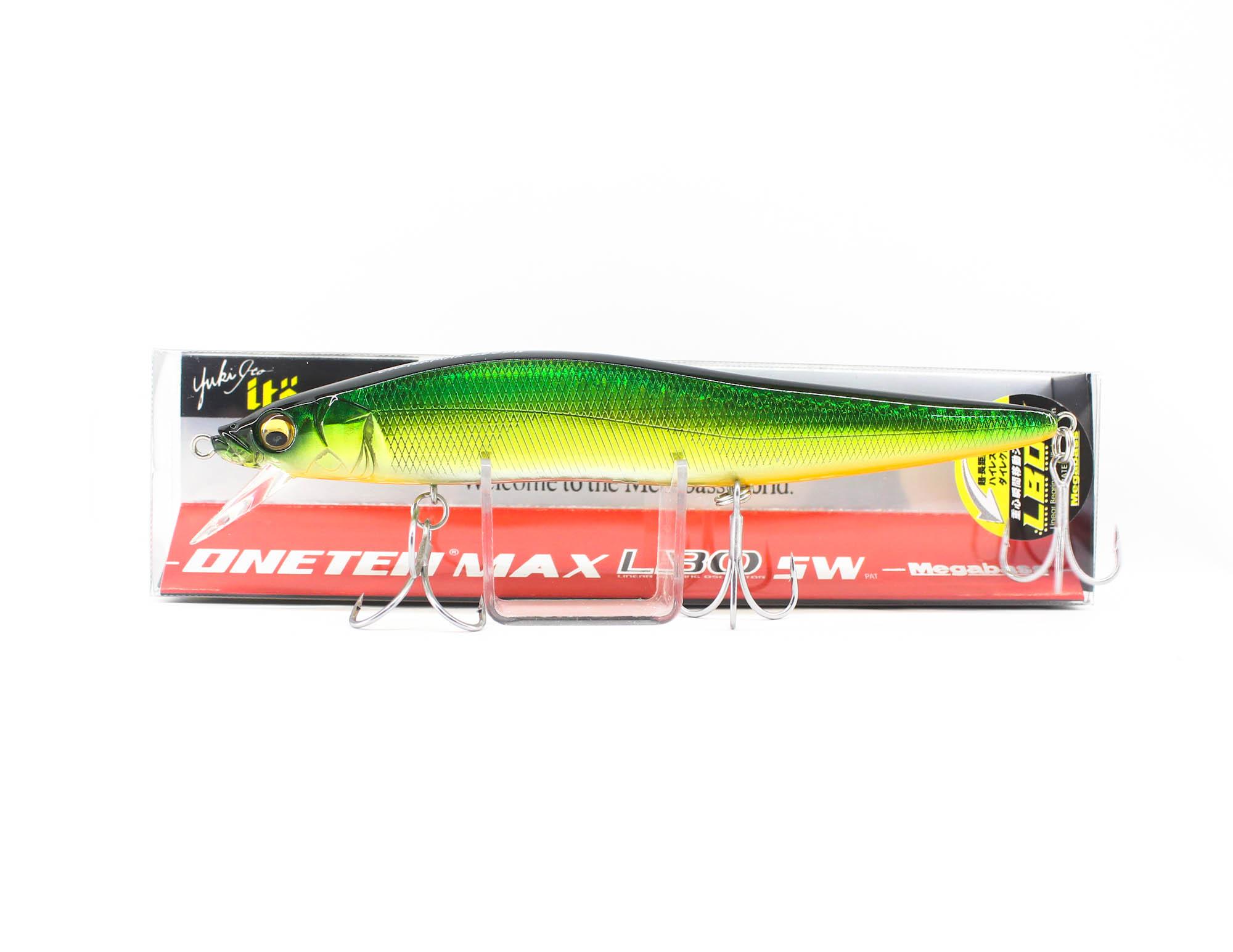 

Megabass Vision 110 Oneten Max LBO SW Floating Lure GG Gold Lime (4989)