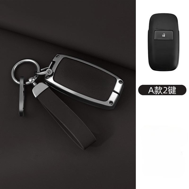 Premium Zinc Alloy Key Cover Case for Perodua/Bezza/Myvi/Axia - Full Protection Key Fob Shell Keybag Keychain