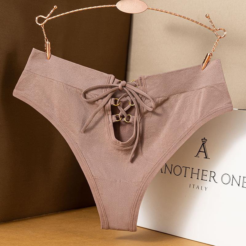 Women Spring and Summer New Sexy Low Waist Thong Underwear