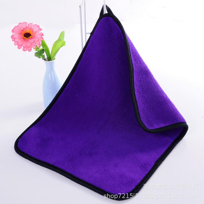 Hangable High-density Coral Fleece Multi-functional Cleaning Towel Absorbs Water Without Shedding Hair, Kitchen and Household