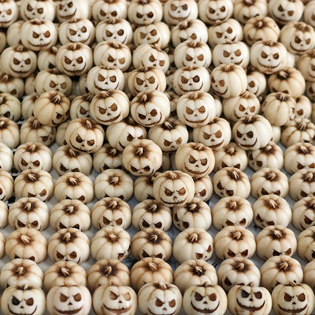 20PCS Halloween Pumpkins, Gothic Pumpkin Heads, Outdoor Garden Bonsai Decoration Pavilions, Fish Tank Halloween Scene Decoration