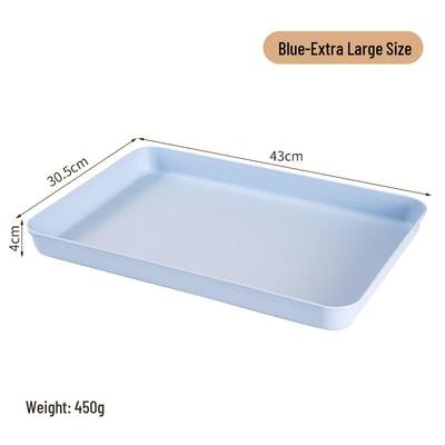 Deepened Thickened Plastic Serving Tray