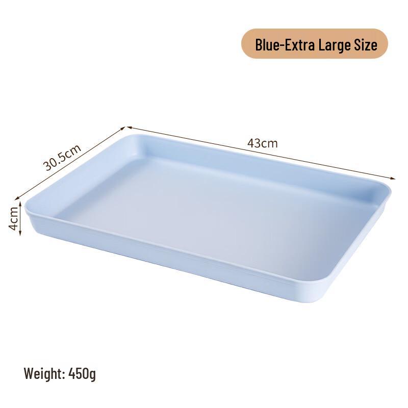 Deepened Thickened Plastic Serving Tray
