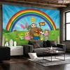 Didi and Friends Wall Tapestry Aesthetic Wall Hanging Printed Fabric Blanket Decorative Tapestries for Bedroom Living Room Home Decor