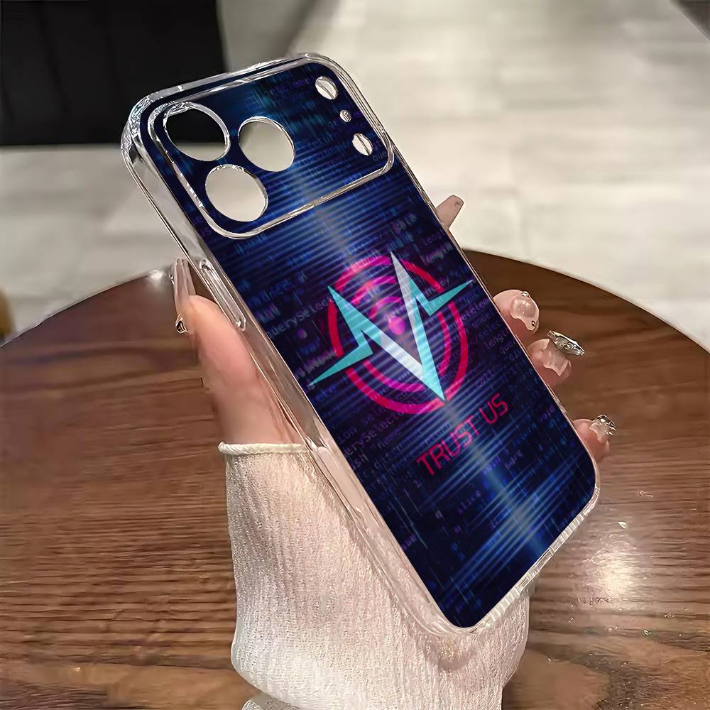 Vox H-Hazbin H-Hotel Phone Case For iPhone 17 16 15 14 13 12 11 Mini Pro Max Plus Transparent Cover iPhone16e