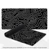 Abstract Topography Line Art Large XXL Mouse Pad Non-Slip Rubber Gaming Keyboard Deskmat Overlocked Game Table Accessories