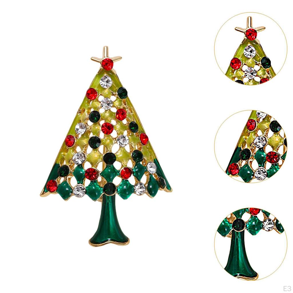 Christmas Brooch Pin for Women Suit Decoration Jewelry