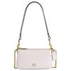 Audrey 22 Logo Leather Shoulder Bag Women Shoulder Bag White CDY89-B4HA