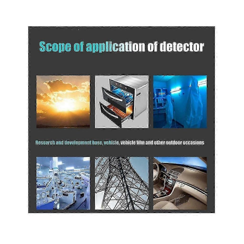 Ultraviolet Radiation Monitor, Digital Uv Detector For Home Office Outdoor Inspection