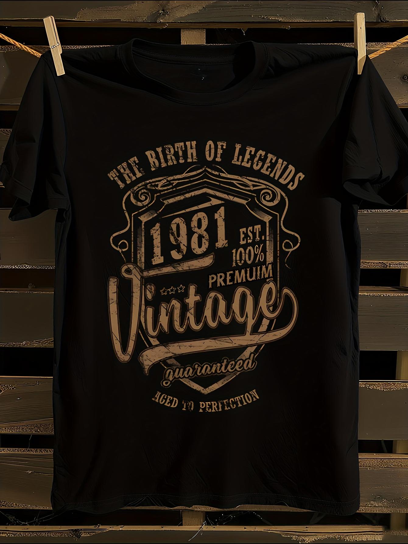 1981 Vintage The Birth of Legends T-shirt S