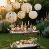 Paper Round Paper Lantern DIY Craft Chinese Paper Lantern  For Home Decor