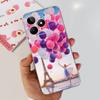 Etui na Realme Note 50 RMX3834 Uroczy Kot Malowane Pokrowiec Miękki Silikonowy Pokrowiec na Telefon Na Realme Note 50 Note50 Tylna Pokrywa 6.74'' Torby