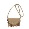 Woven Trendy Crossbody Bag For Women Soft Polyester Material Small Daily Accessory