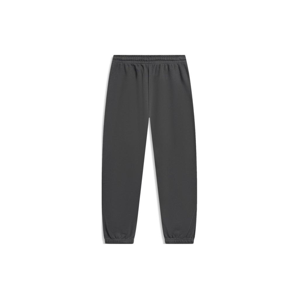 Li Ning BADFIVE Knitted Sweatpants Men's Obsidian Gray AKLU087-7