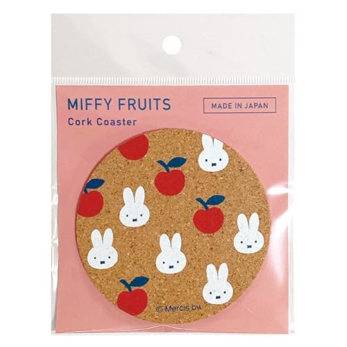 

Nagano Factory Miffy DB/FR Cork Coaster (Apple) DB386P