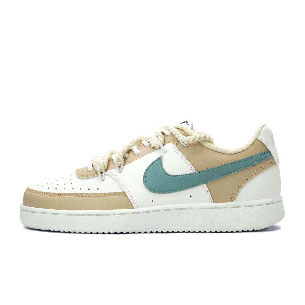Nike Court Vision 1 Lightweight Low top Skateboard Shoes Men's Brown White Green DH2987-101(team390-)