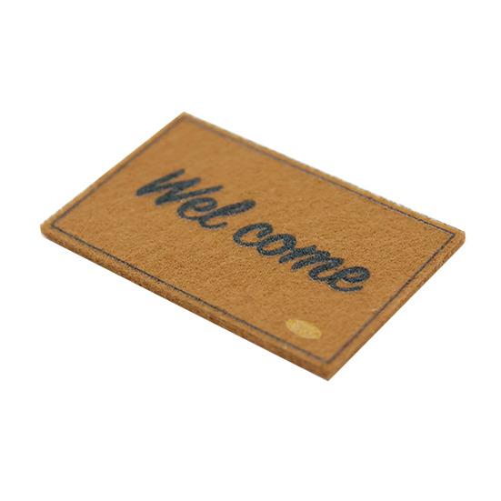 5Pcs Miniature Rugs Realistic 1/12 Scale Tiny Welcome Mat Miniature Floor Mats for Doll Mansion Entrance Porch