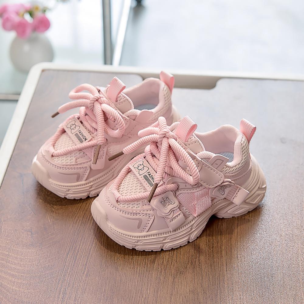

PU Leather Sport Shoes For Girls Anti-slippery Soft-soled Kid s Sneakers Trend Fashion Boy s Girl s Running Shoes Toddler Shoes 21