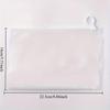 10pcs Transparent Plastic Zipper Bags Travel Storage Bag with Pull Tabs Rectangle Shape Multipurpose Travel Storage Bags