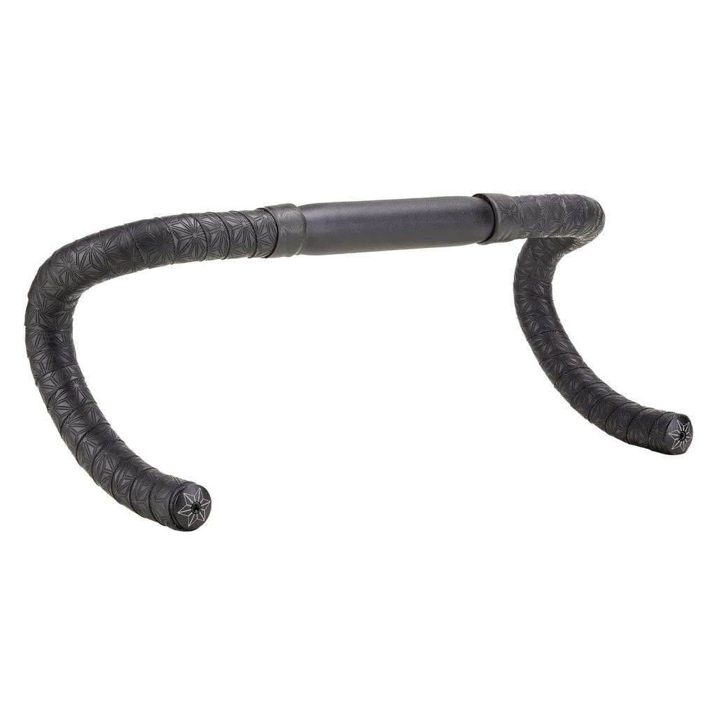 Supacaz Cycling Handlebar Tape Super Sticky Kush Gravel Black Black Star Plugz - - +
