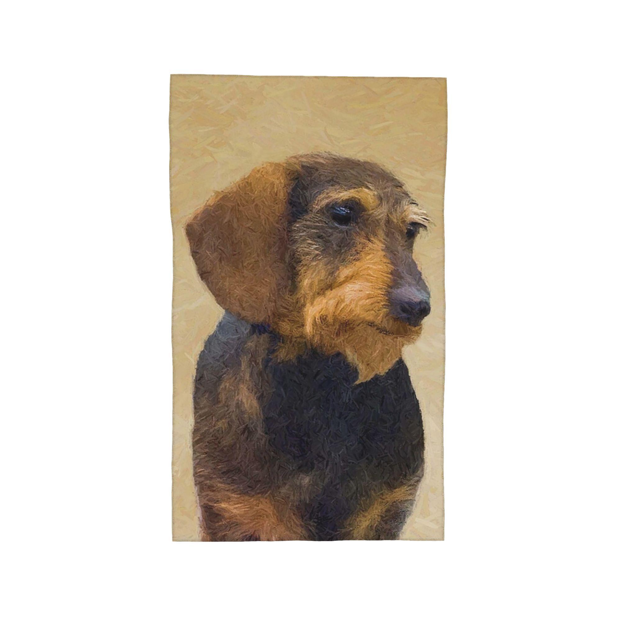 

Dachshund (Wirehaired Soft Face Towel Quick Dry Pool Bath Cotton Towels Absorbent Quick W40*H60(CM)