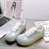 -8 Ballet Style Board Shoes Women's Spring and Summer New Lace Fashion Sweet Thick Baseplate Shoes