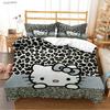 Hellokitty Cartoon Anime All Season Duvet Cover Comforter Bedding Sets Soft Quilt Cover And Pillowcases Single/Double/Queen/King