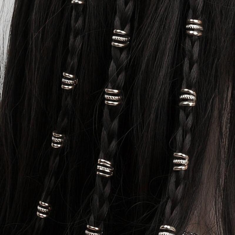 Hair Point Silver Cuffpin 10p