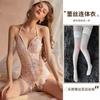 Sexy lingerie sexy female lace perspective small chest temptation suspender open crotch free onesie