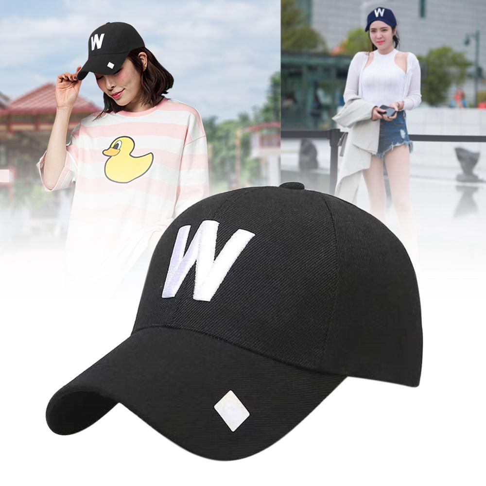 

Классическая бейсбольная шляпа с буквой W, кепка для путешествий на открытом воздухе, простая кепка с монограммой от солнца