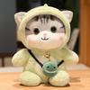 Cute Cat Pet Plush Toy Cartoon Change Rabbit Dinosaur Comfort Kid Day Gift Doll
