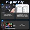 Wired To Wireless CarPlay Converter, Car Smart Connectivity and Entertainment System Adapter, Upgraded Air Freshener Clip