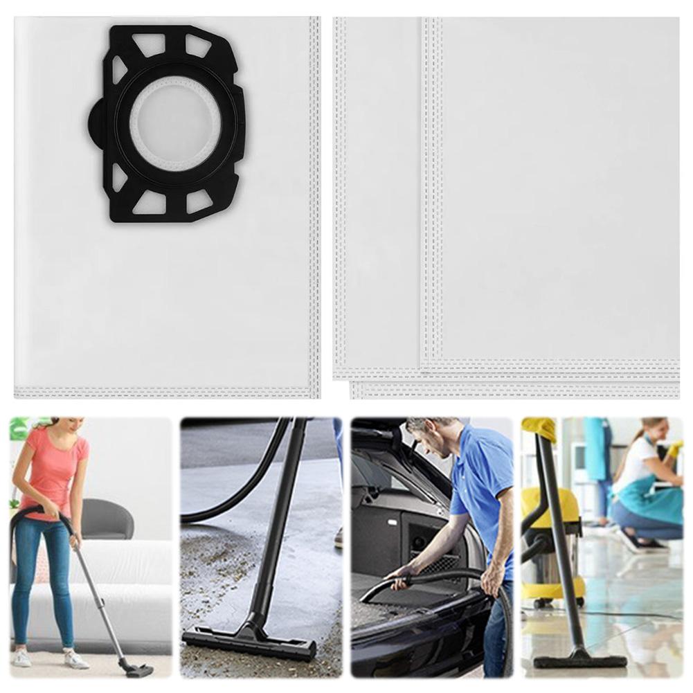 12 Pack Replacement Dust Bag Vacuum Cleaner Dust Bag Vacuum Cleaner Dirty Bag for Karcher WD 5 & WD 5 Premium Cleaner