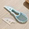 3 In 1 Avocado Slicer Avocado Tool Peeler Cutter Plastic Knife Kitchen Kitchen Gadgets Peeling Knife Multifunction Fruit Knife
