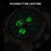 FOXBOX NEW Sports Men's Watches Military LED Dual Display Luminous Quartz Fashion Clock Waterproof Watches for Men Reloj