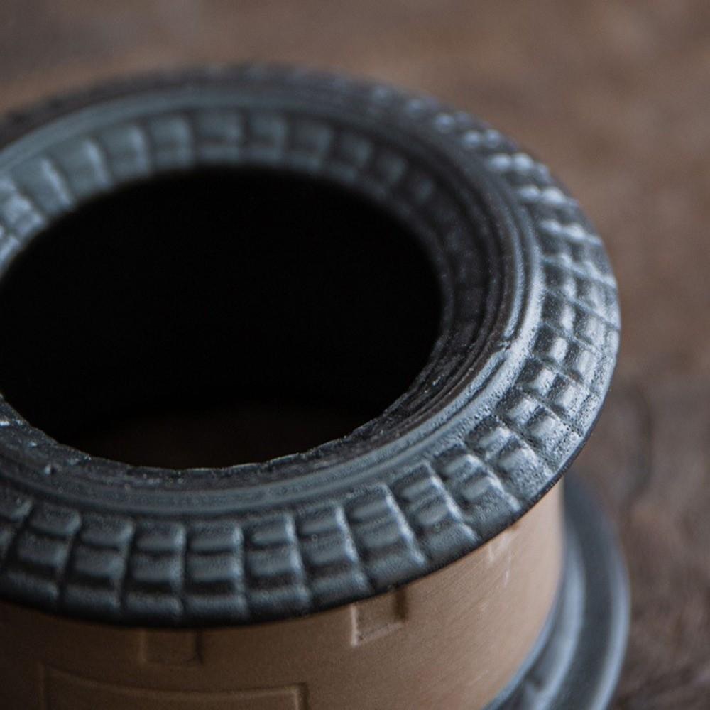 Non-Porous Hakka Tulou Tea Strainer Teas Ceremony Hakka Earth Buildings Coffee Drip Cup Tea Room
