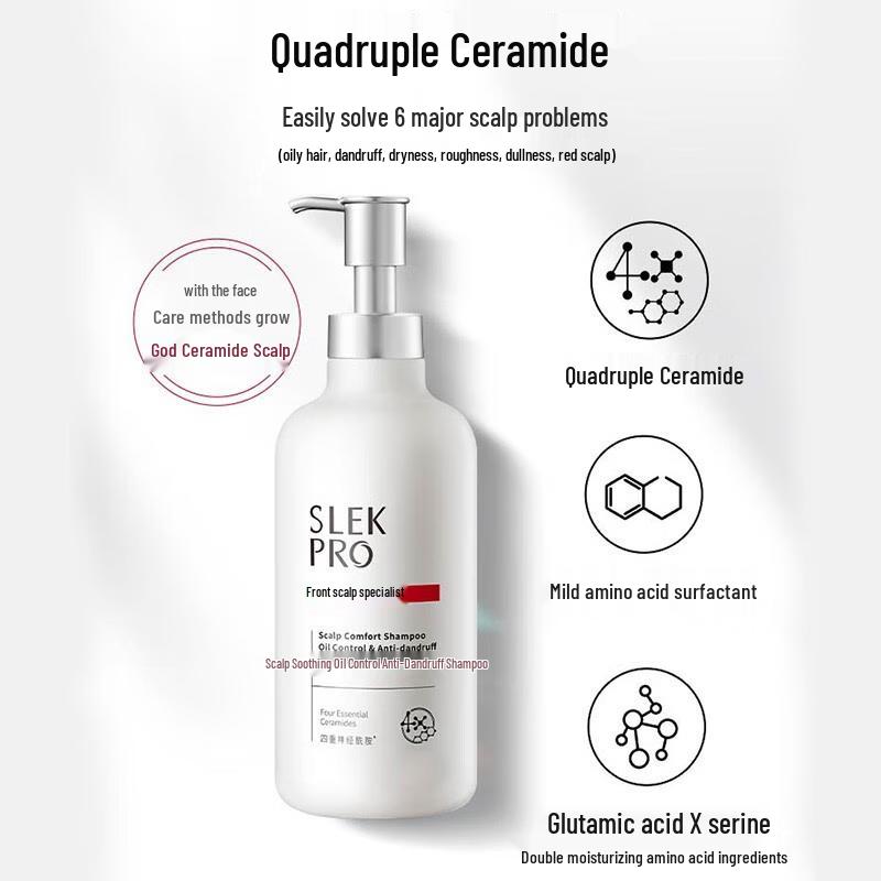 

Slek Scalp Refreshing Anti-Dandruff Oil Control Shampoo 430ml