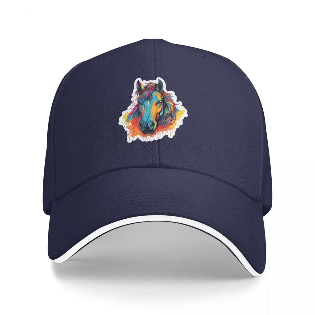 Horse Head Pop Art Baseball Cap Golf Hat Golf Hat Genuine For Women Mens