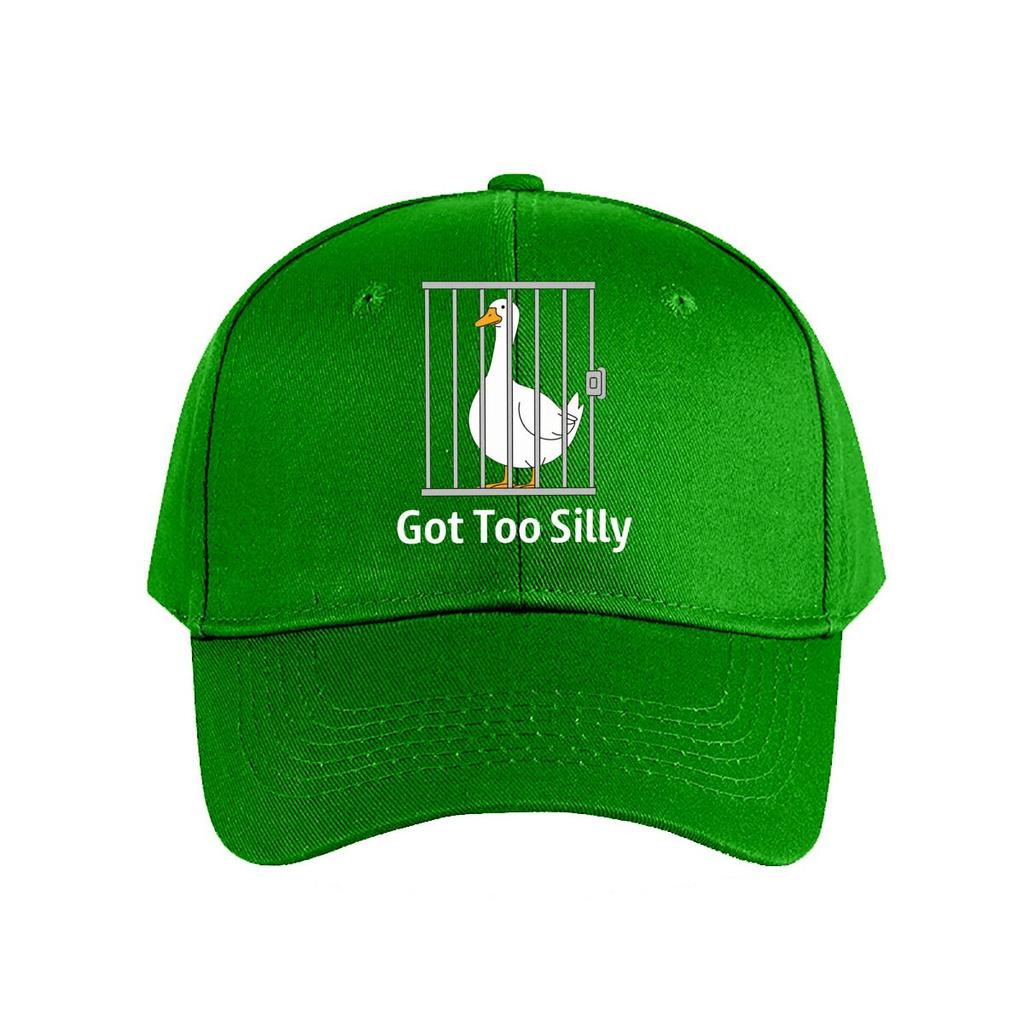 Got Too Silly Caged Duck Baseball Cap Fashion Unisex Sunhat Womens Outdoor Sports